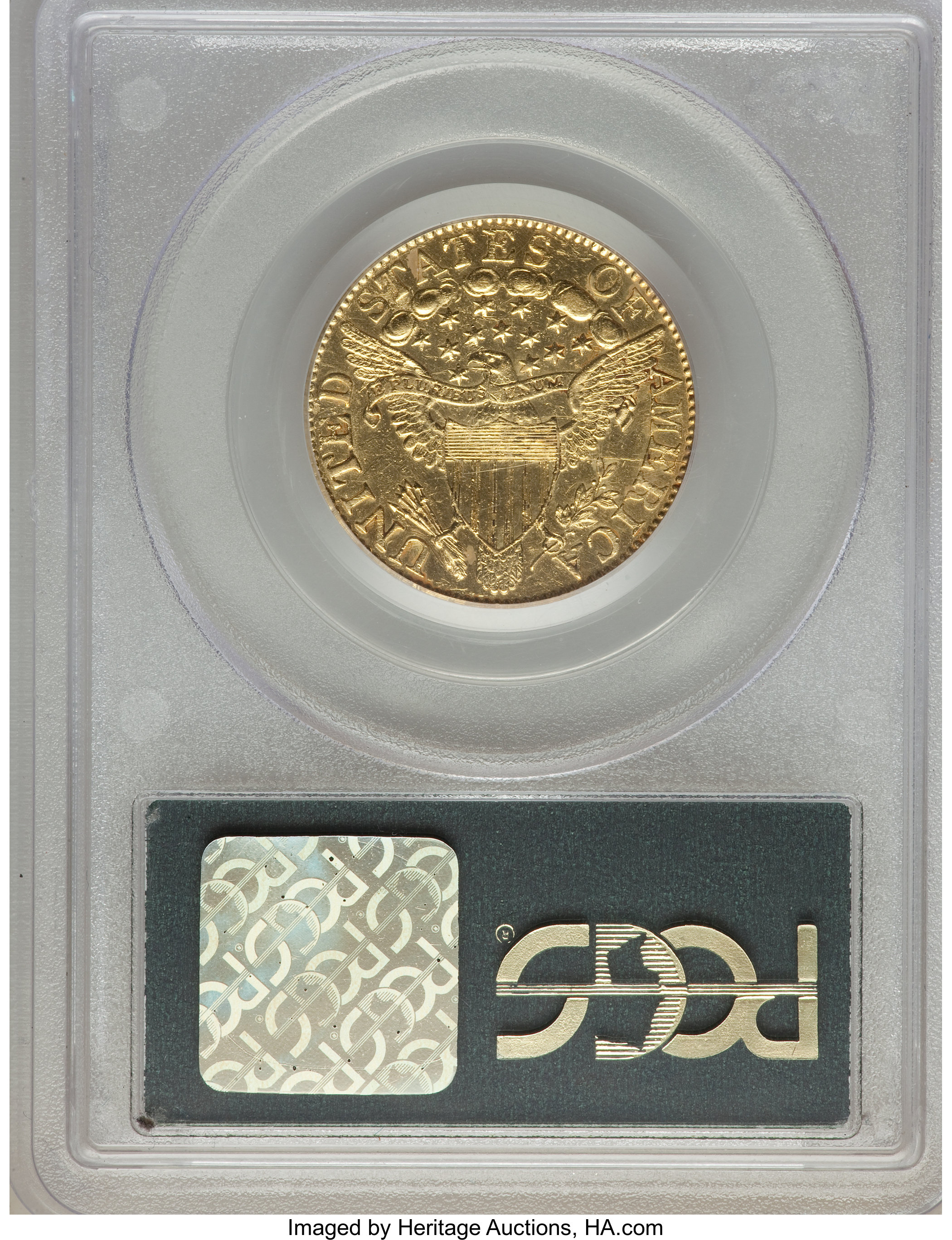 image for: 1804 $5 Small 8, BD-2, High R.4, AU50 PCGS....