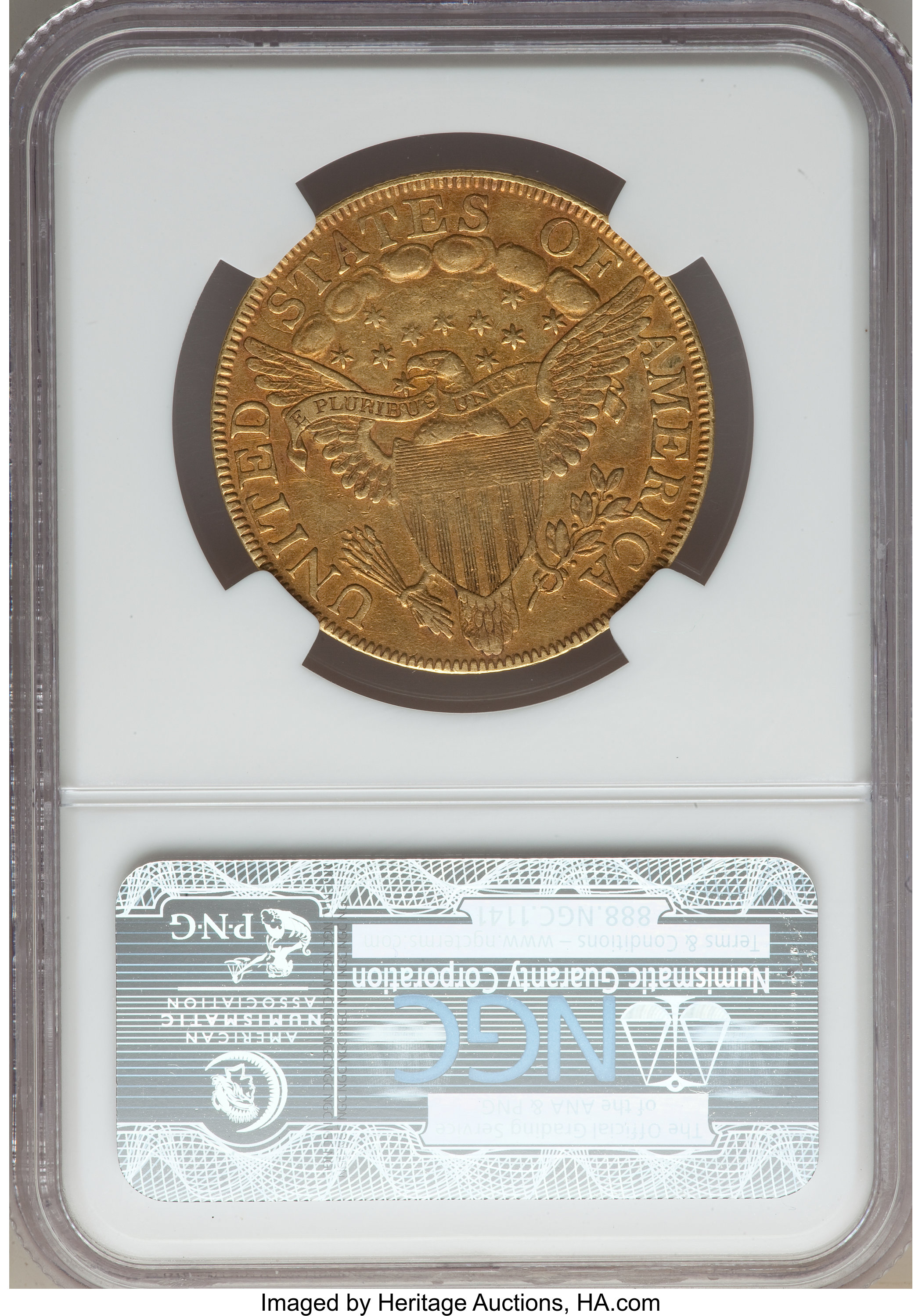 image for: 1801 $10 BD-1, R.5, VF35 NGC....