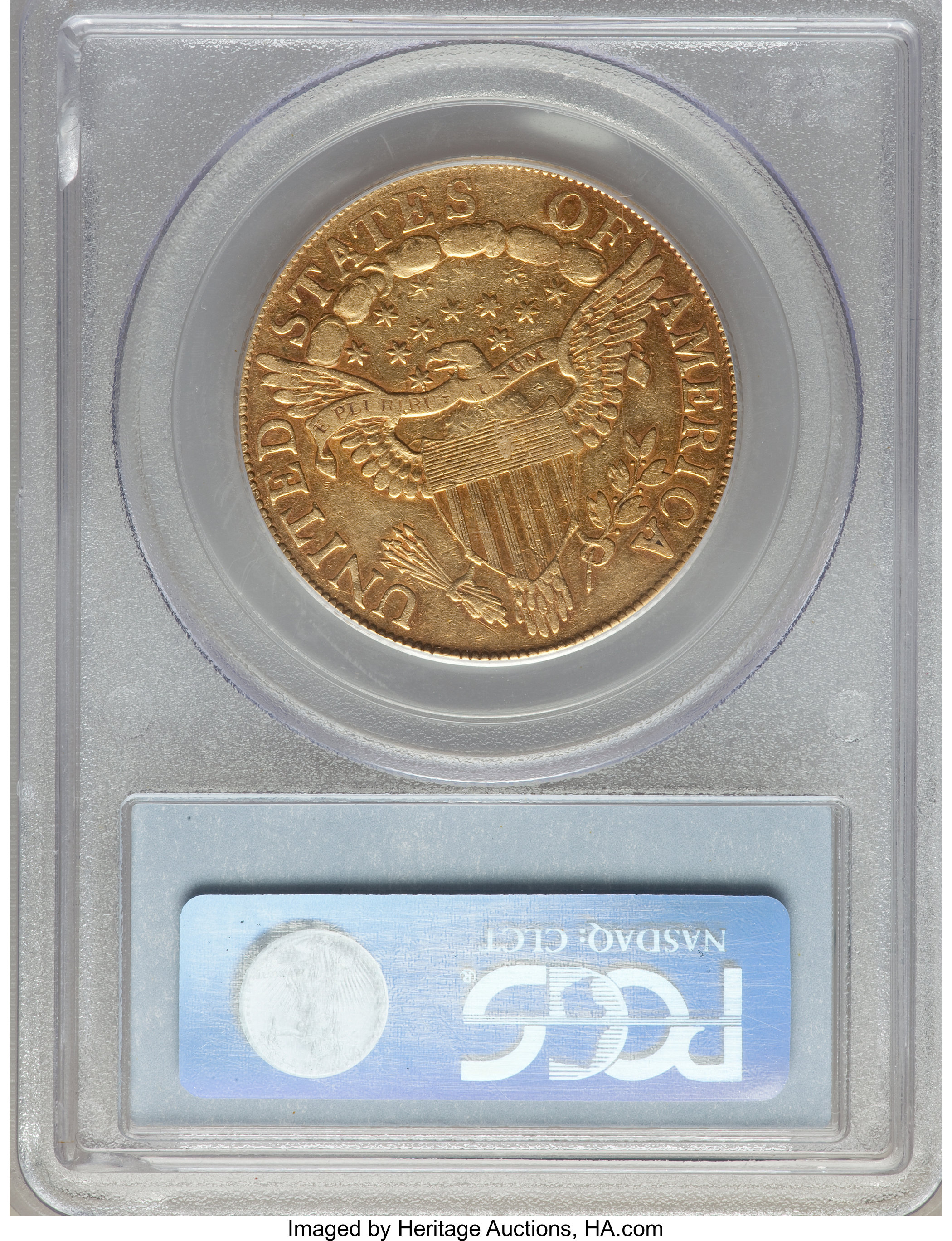 image for: 1803 $10 Small Reverse Stars, BD-3, R.4, VF30 PCGS. CAC....