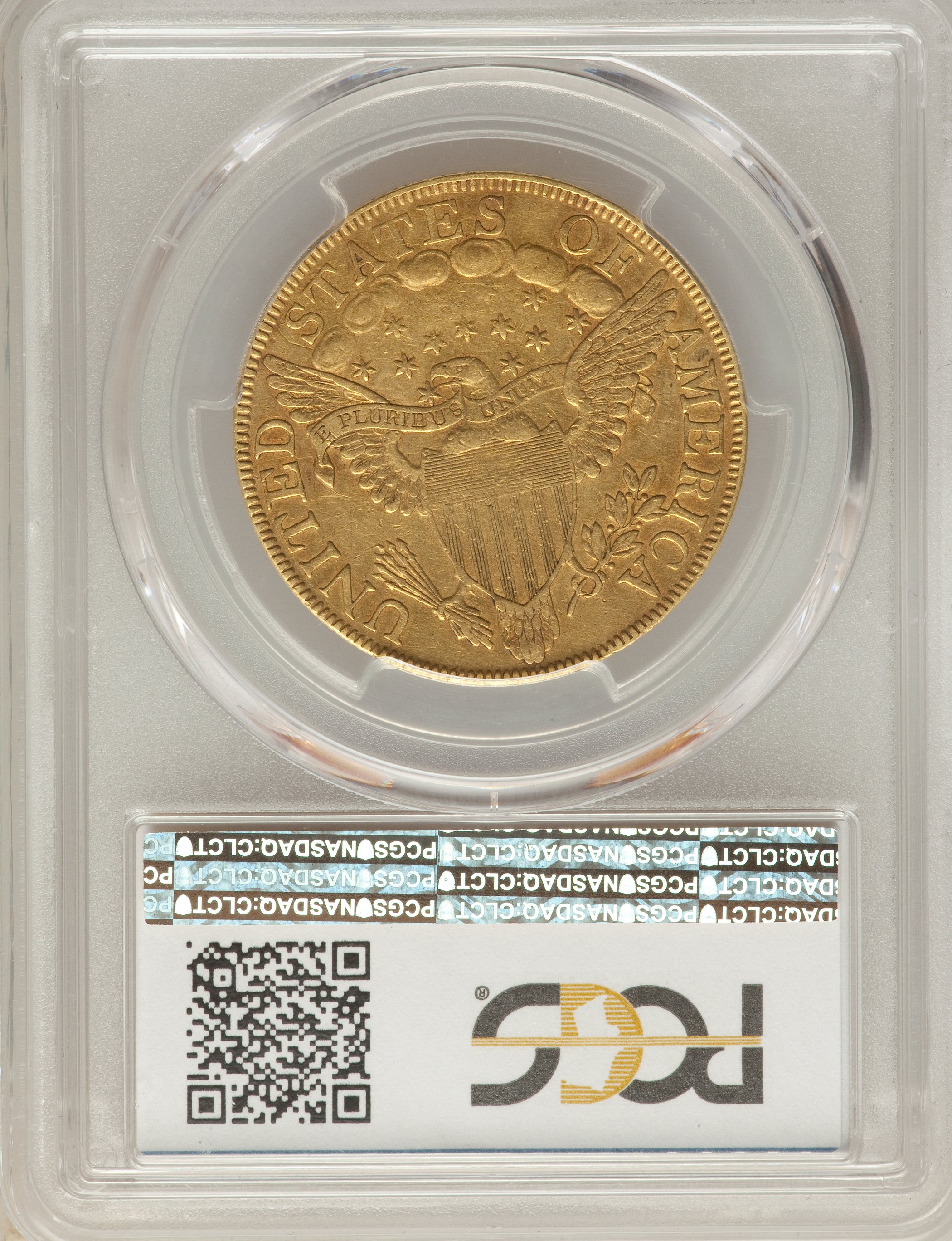 image for: 1801 $10 BD-1, R.5, XF40 PCGS Secure....