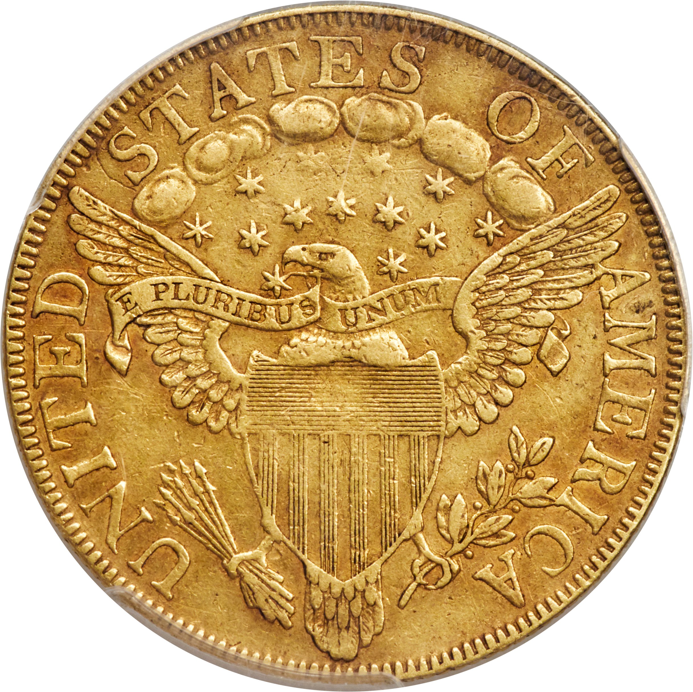 image for: 1801 $10 BD-1, R.5, XF40 PCGS Secure....