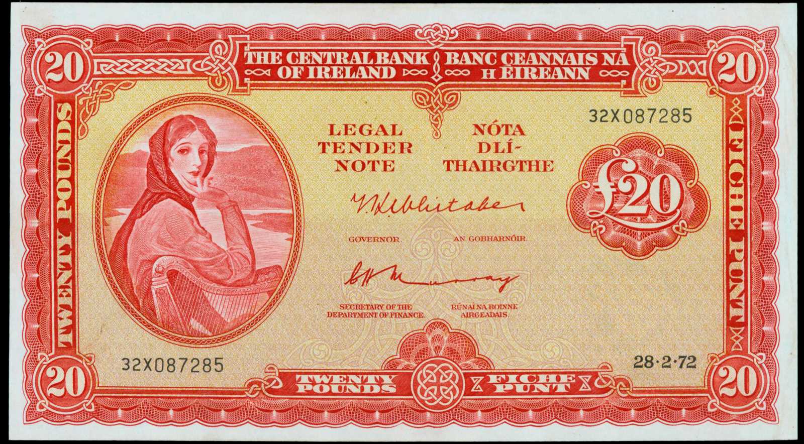 image for: Ireland, Republic of  20 pounds (B212as2)