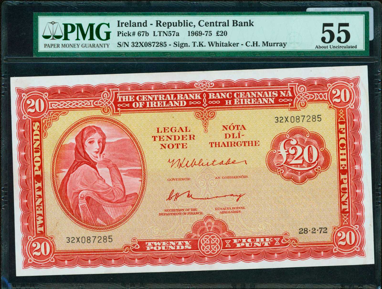 image for: Ireland, Republic of  20 pounds (B212cs)