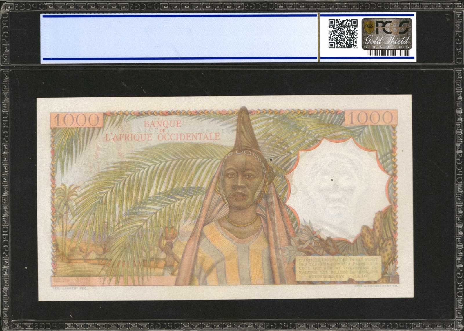 image for: French West Africa  1,000 francs(B126c)