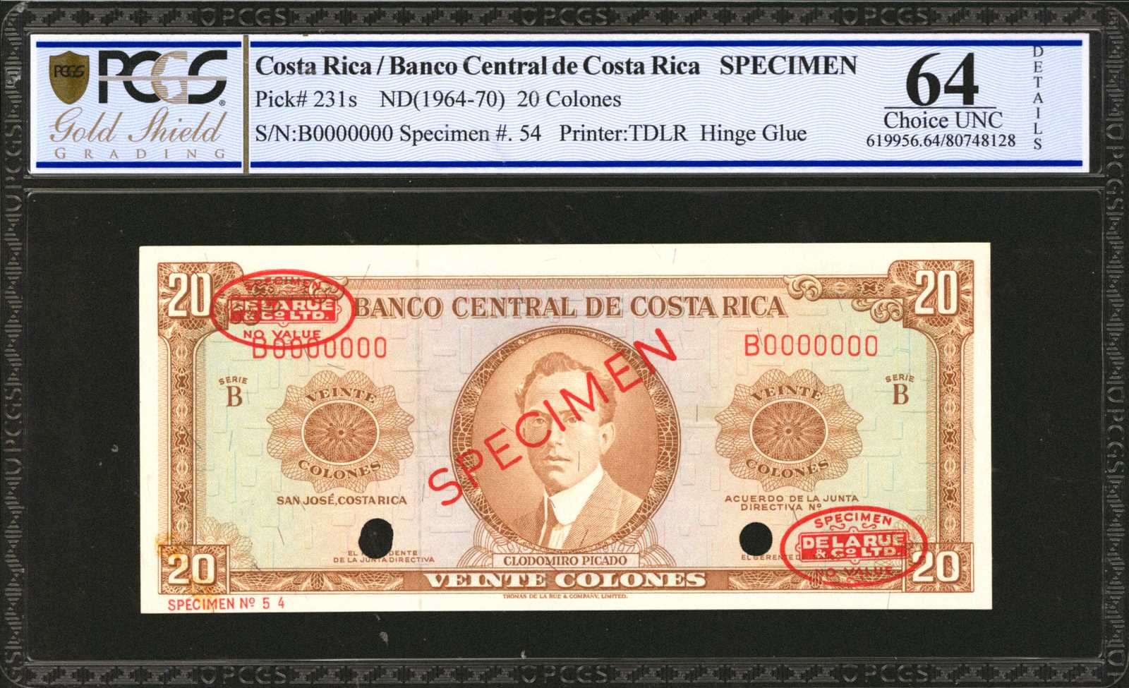 image for: Costa Rica  20 colones(B513e)