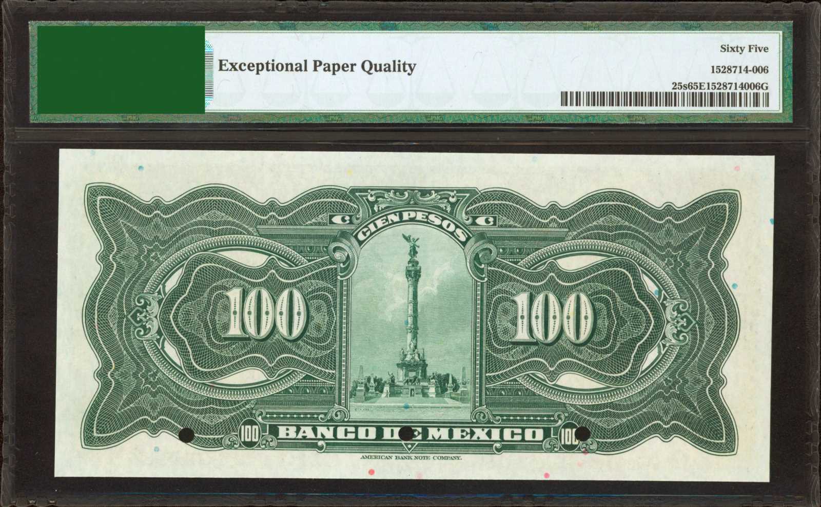 image for: Mexico  100 pesos(B605a)
