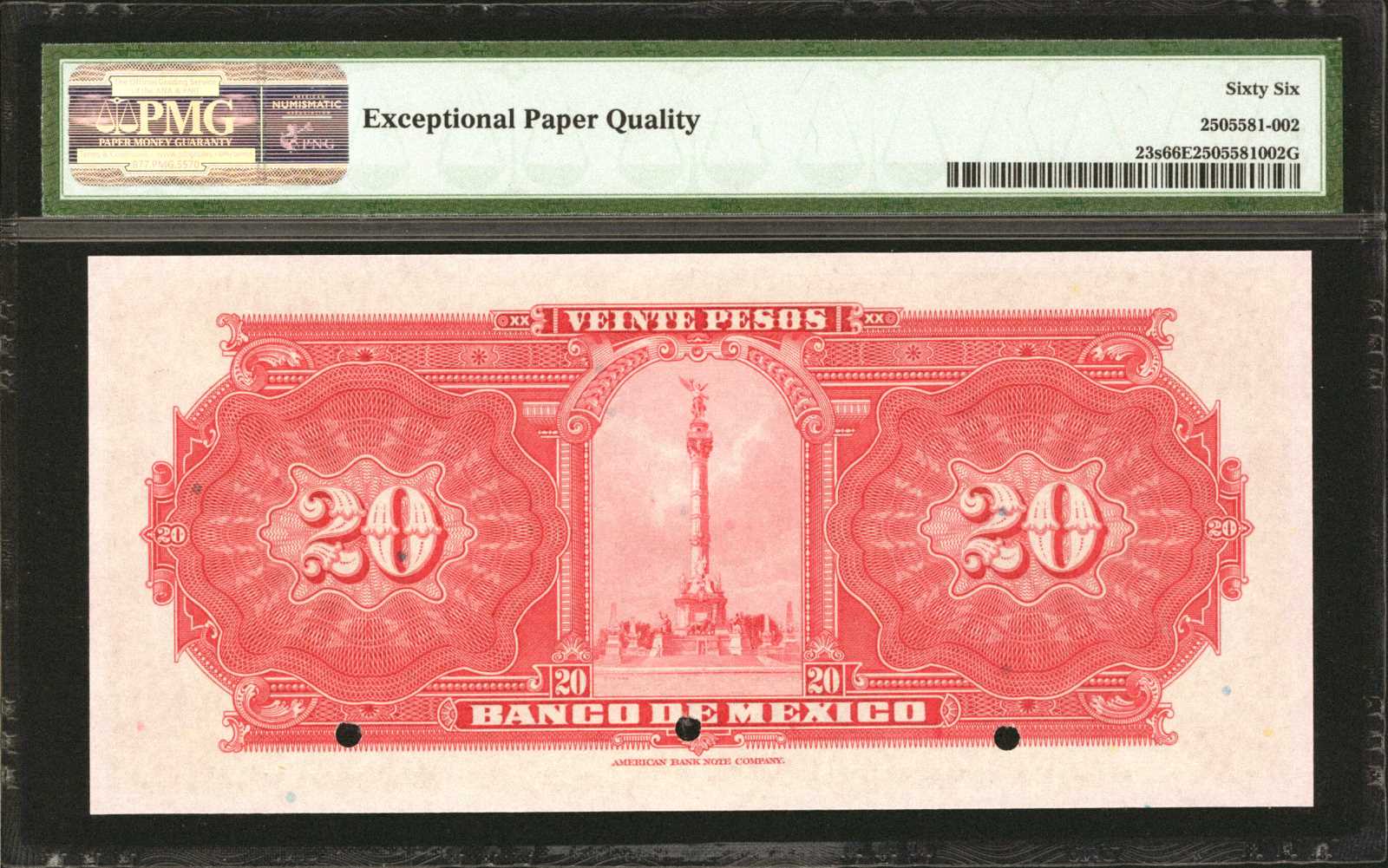 image for: Mexico  20 pesos(B603e)