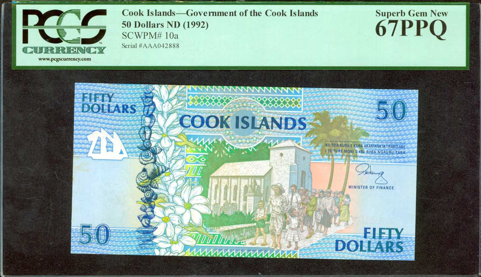 image for: Cook Islands  10 dollars (B108as)