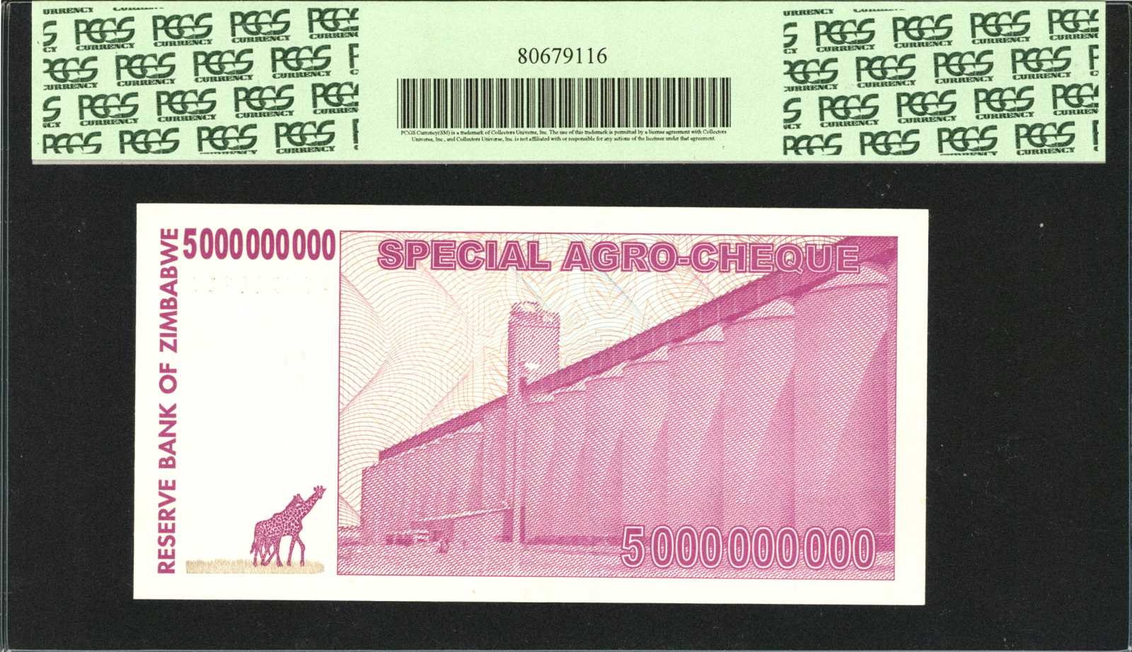 image for: Zimbabwe  2 dollars (B101bs)