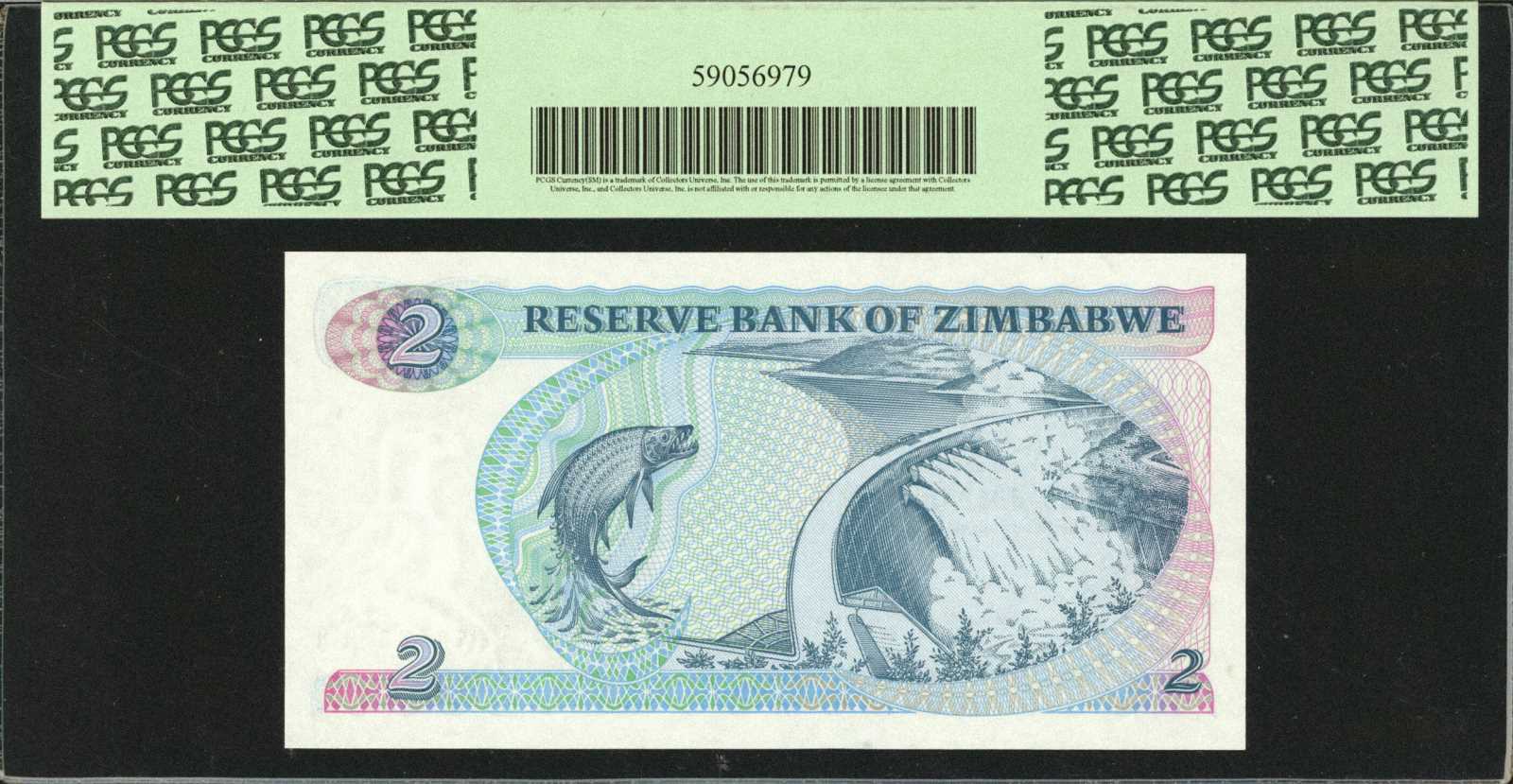 image for: Zimbabwe  2 dollars (B101bz)