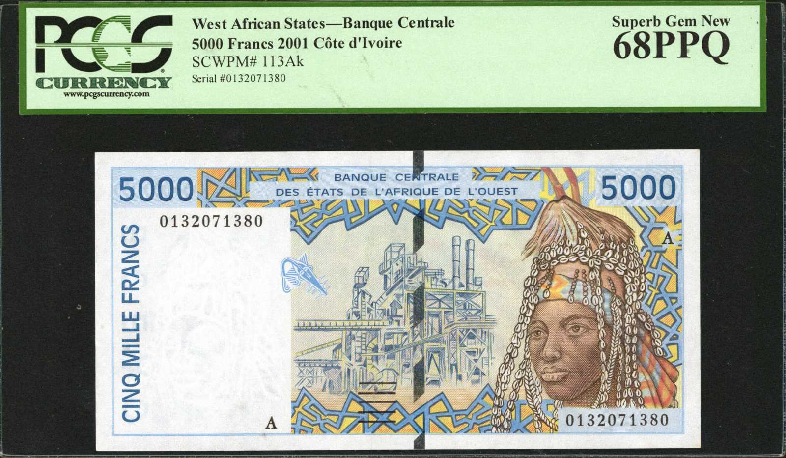 image for: West African States  500 francs (B115Kg)