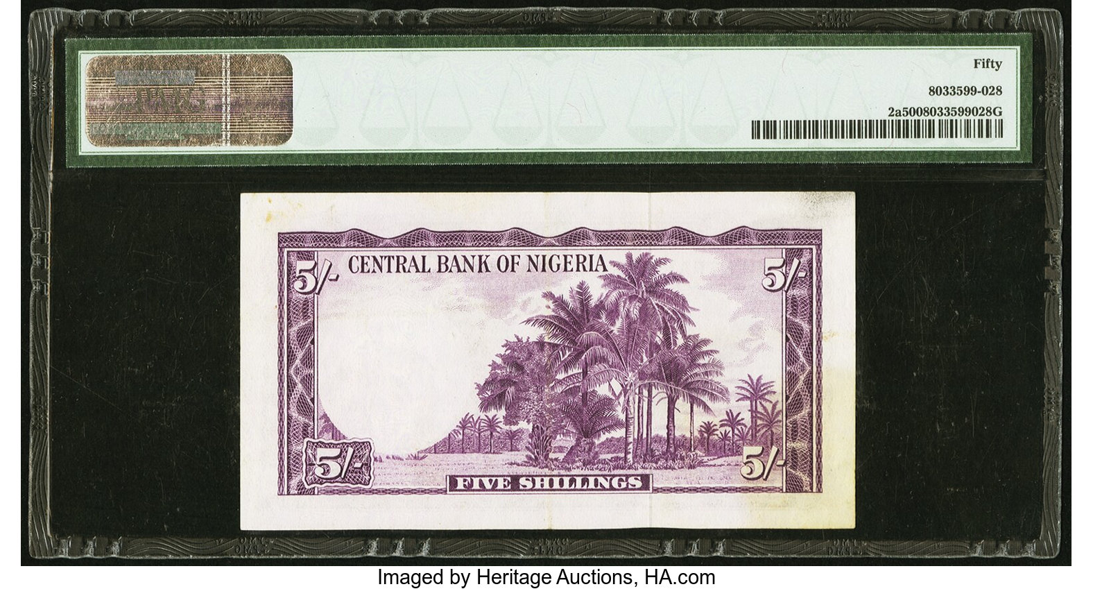 image for: Nigeria  5 shillings (B201as6)