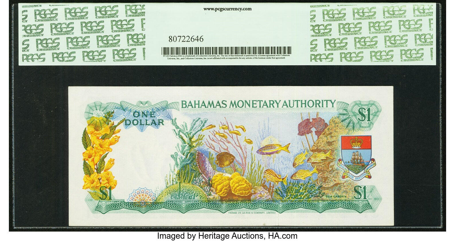 image for: Bahamas  1 dollar (B202az)