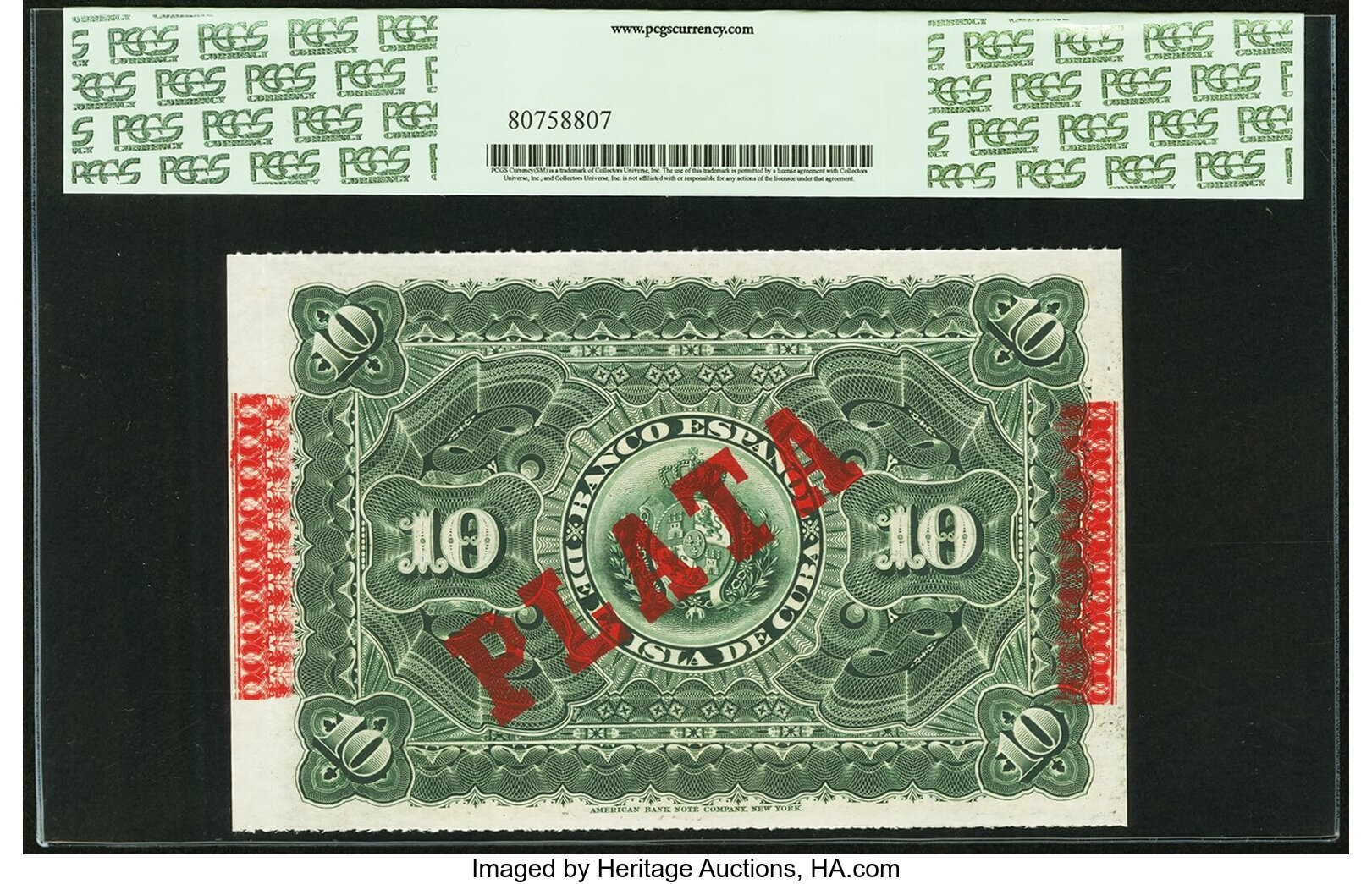 image for: Cuba  10 pesos fuertes (B307c)