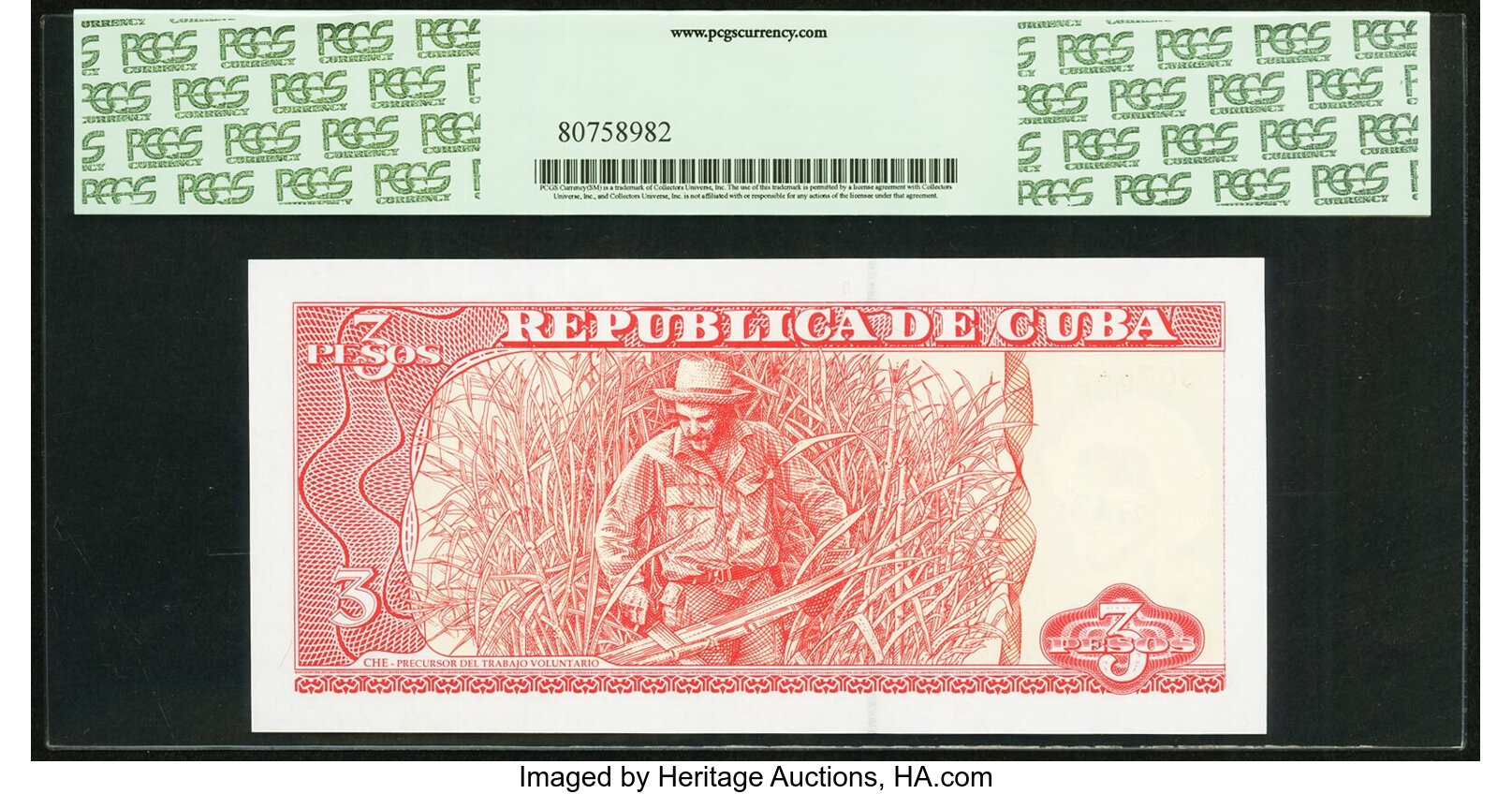 image for: Cuba  3 pesos (B903c)