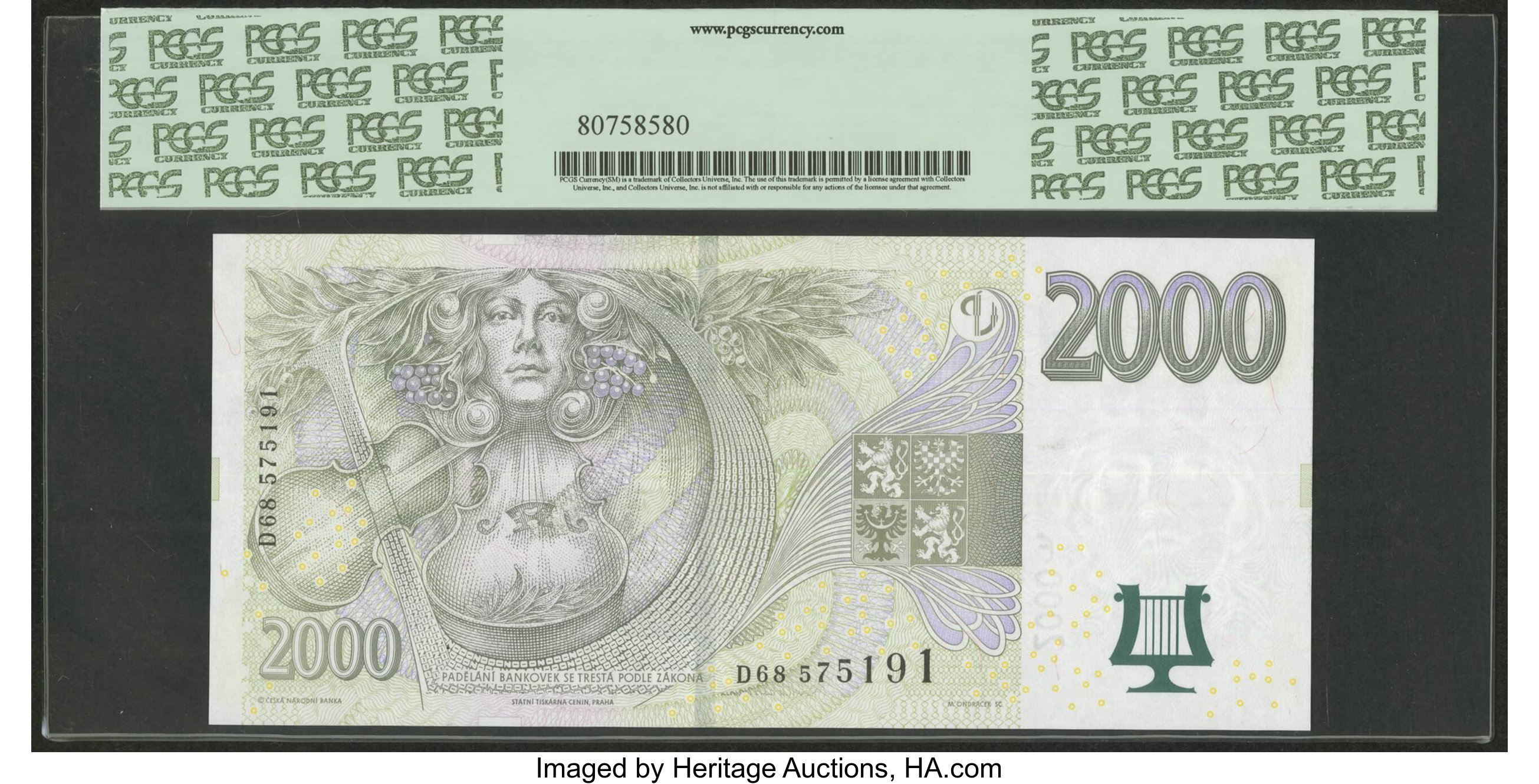 image for: Czech Republic  2,000 korun (B125a)