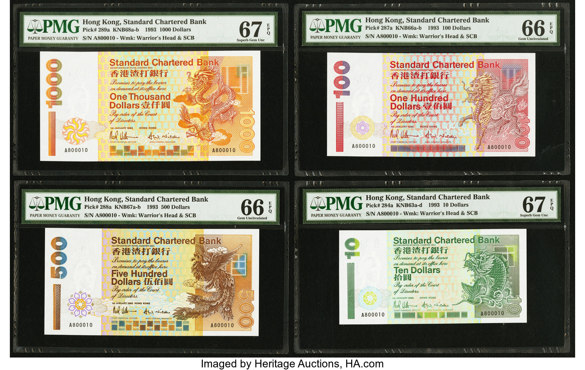 image for: Hong Kong  1,000 dollars (B412a)