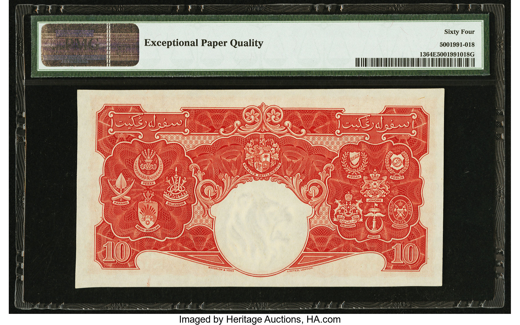 image for: Malaya  10 dollars(B114a)