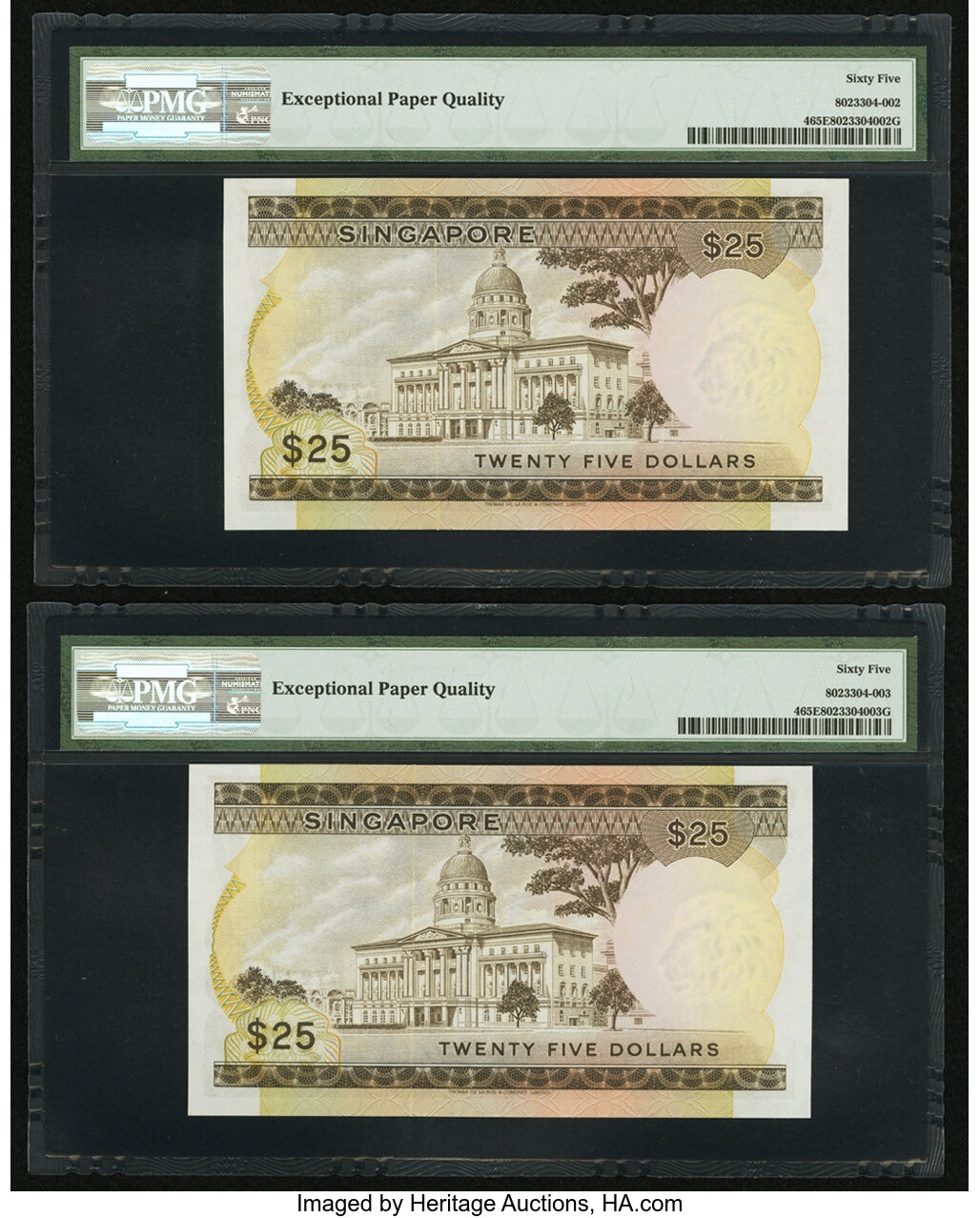 image for: Singapore  25 dollars (B104az)