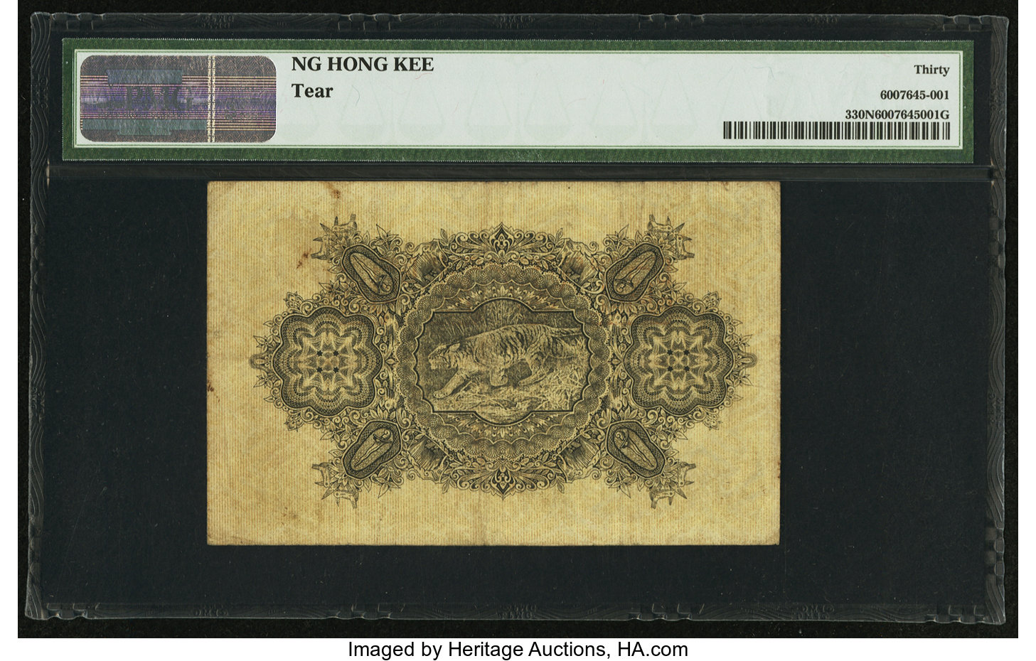 image for: Straits Settlements  5 dollars	VG	VF	VF(B106b)