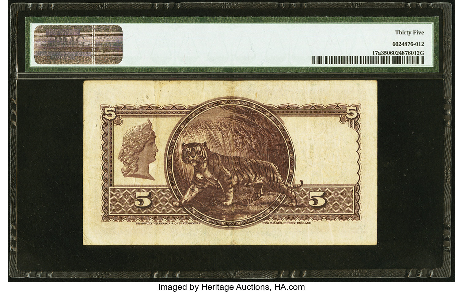 image for: Straits Settlements  5 dollars(B122a)