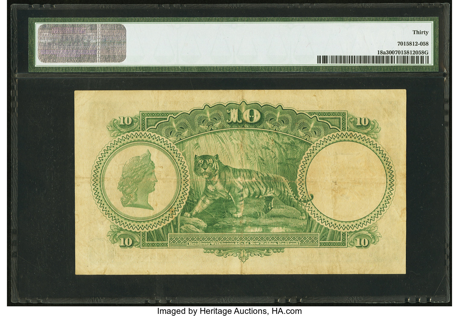 image for: Straits Settlements  10 dollars(B123cs)