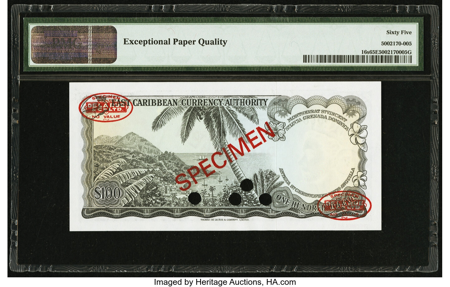image for: East Caribbean States  100 dollars (B104cgs2)