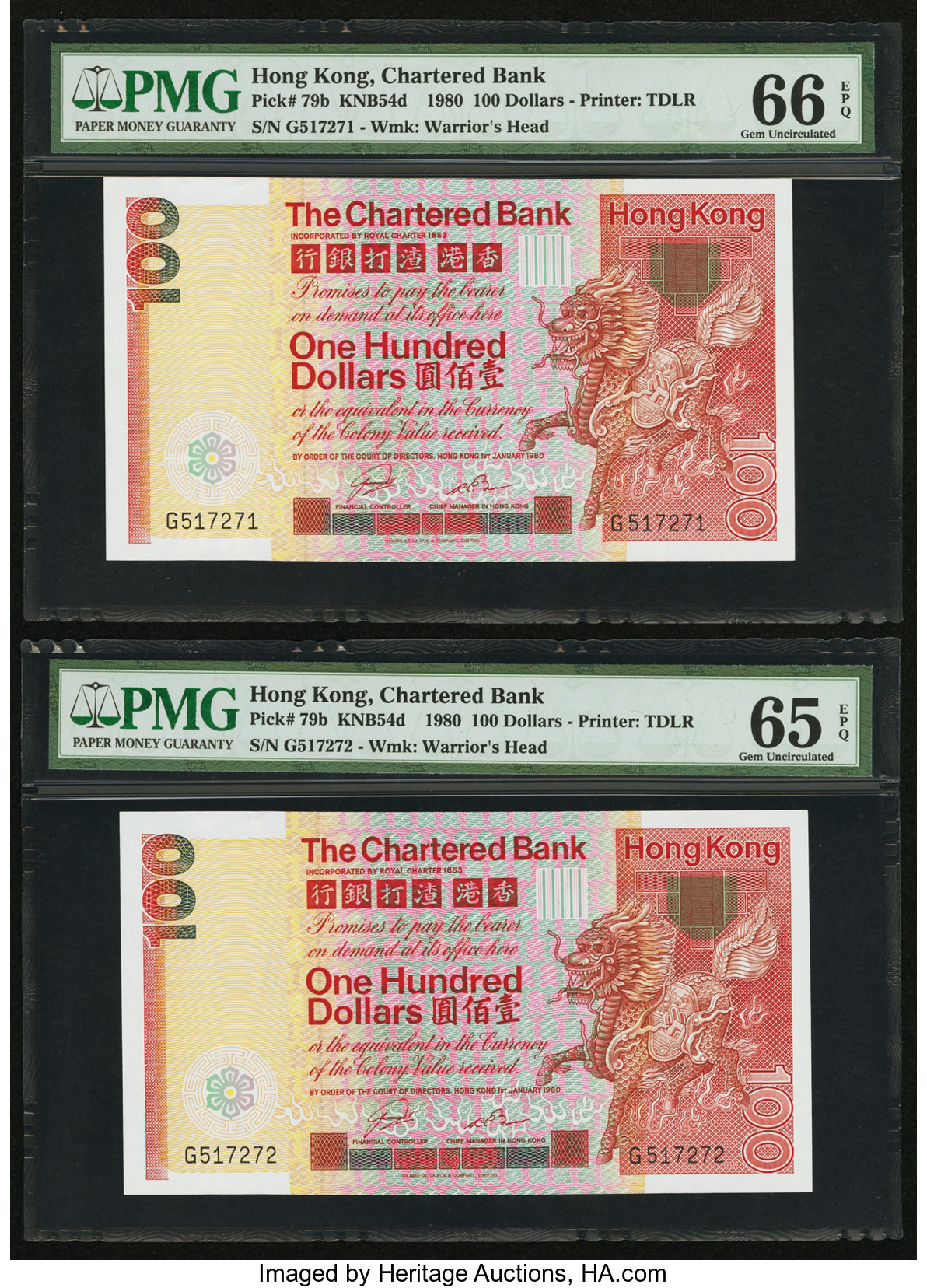 image for: Hong Kong  100 dollars(B374as)