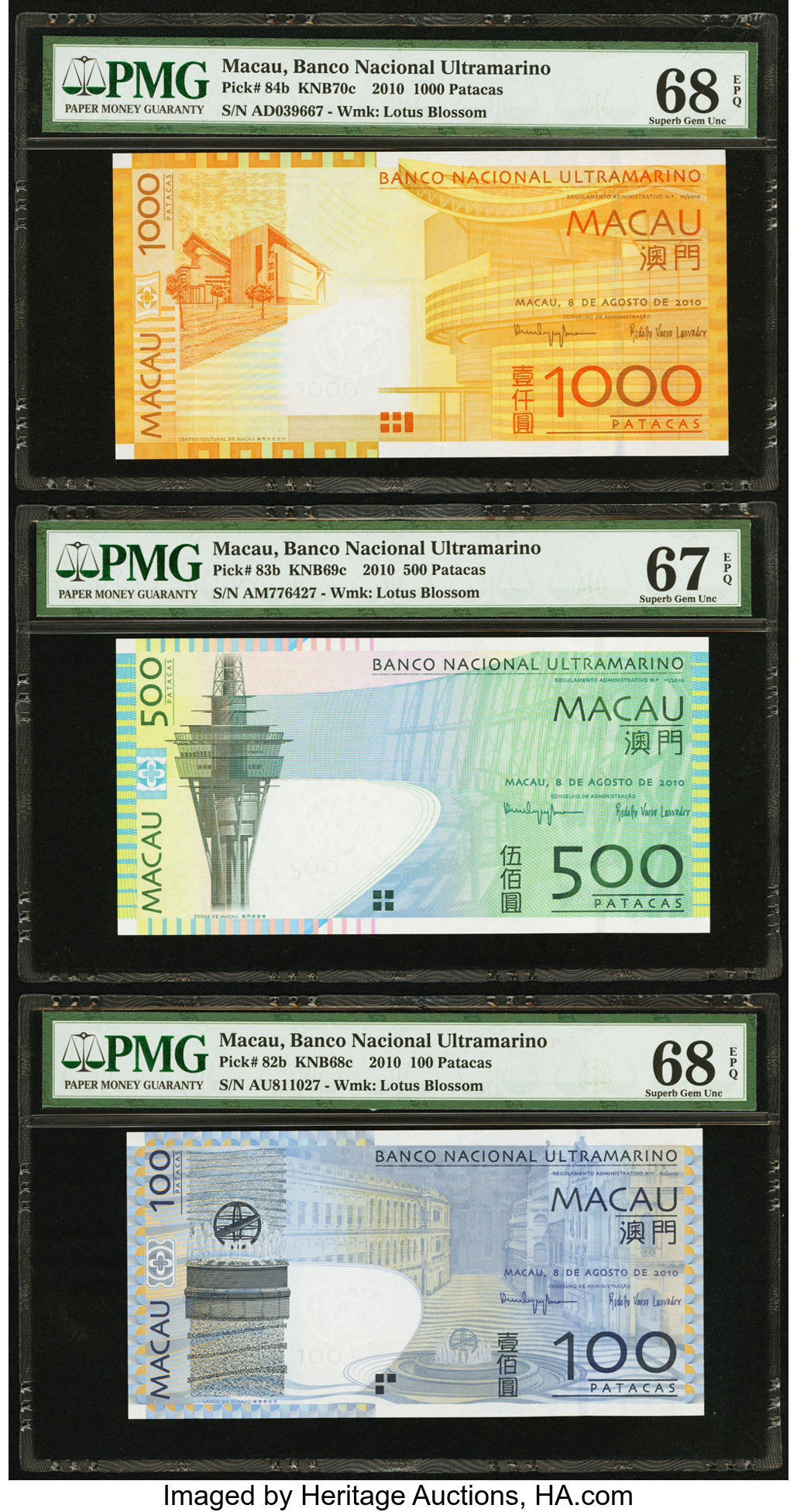 image for: Macau  1,000 patacas (B073c)