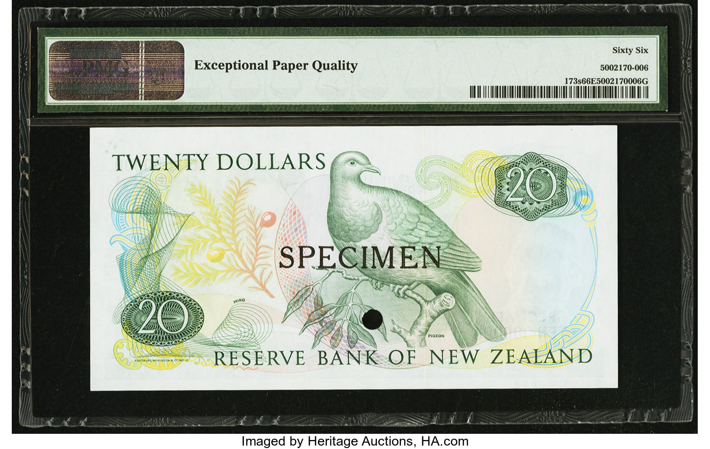 image for: New Zealand  20 dollars (B120ap)