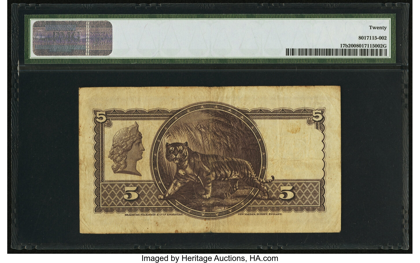 image for: Straits Settlements  5 dollars(B122e)