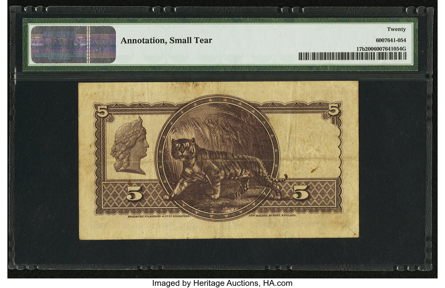 image for: Straits Settlements  5 dollars(B122as)