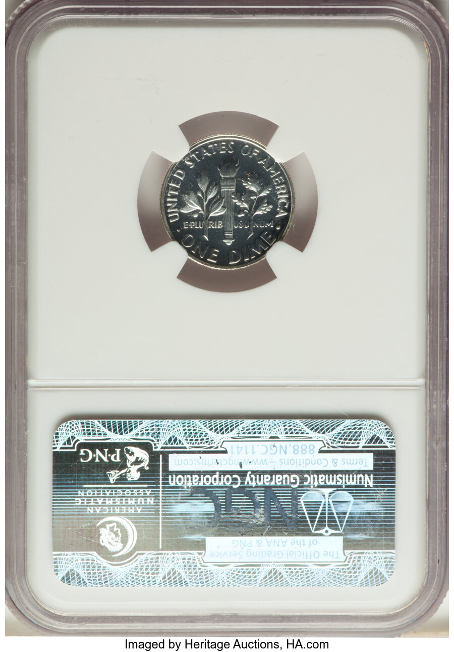 image for: 1959 10C PR69 Cameo NGC. NGC Census: (119/0). PCGS Population: (24/0). PR69. ...