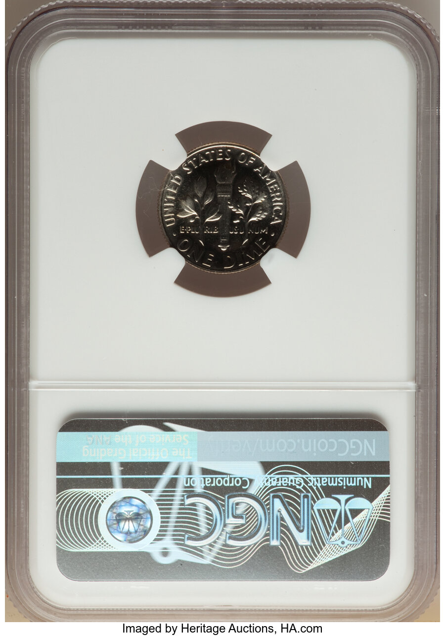 image for: 1966 10C SMS MS68 Cameo NGC. NGC Census: (123/10). PCGS Population: (48/0). CDN: $150 Whsle. Bid for NGC/PCGS MS68. ...