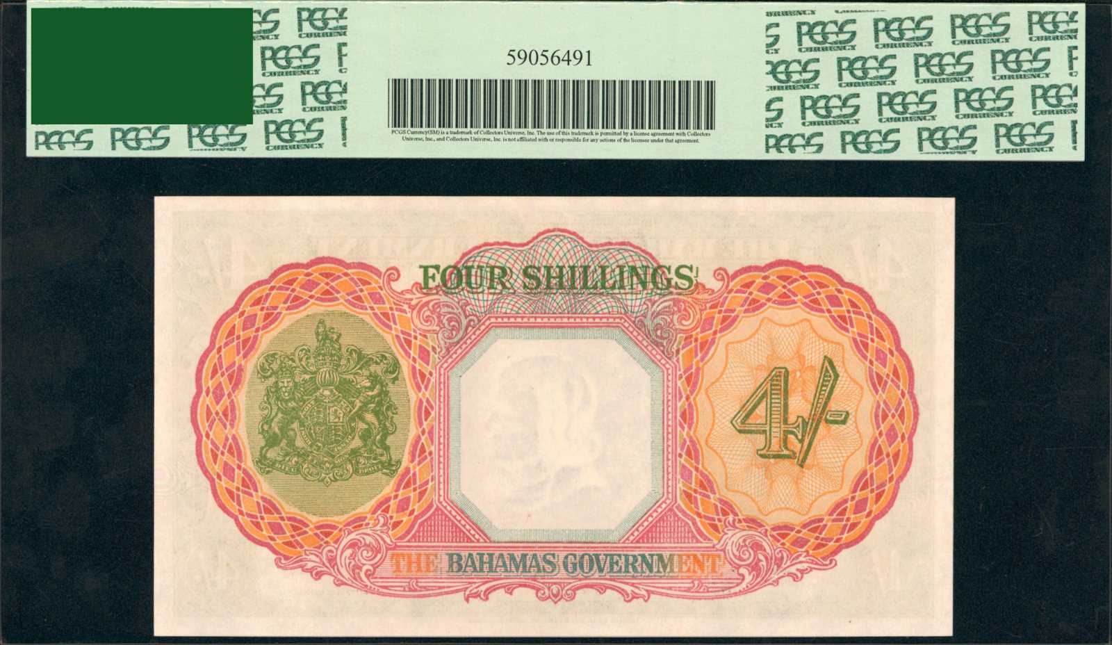 image for: Bahamas  4 shillings(B108e)