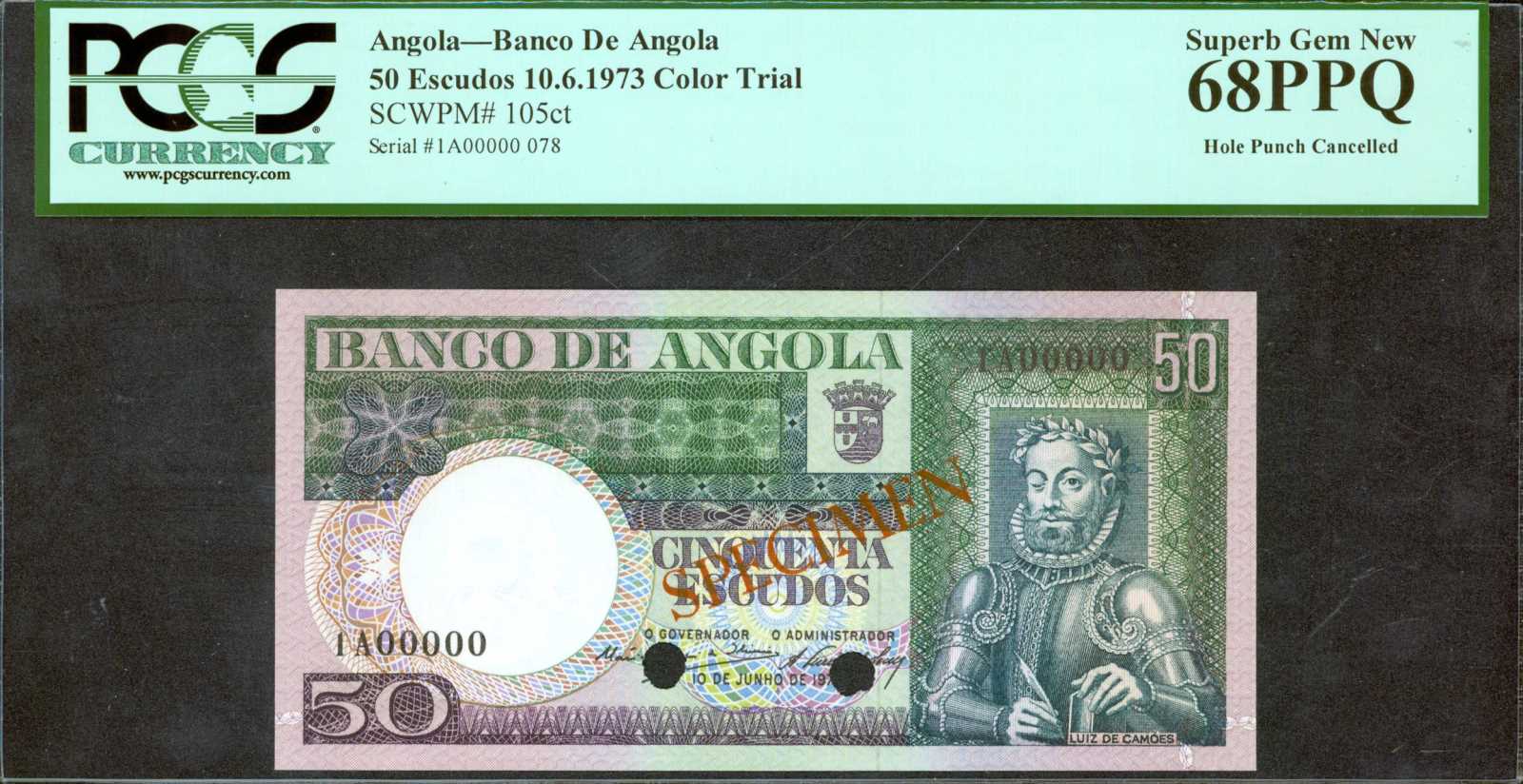 image for: Angola  50 escudos(B429ar)