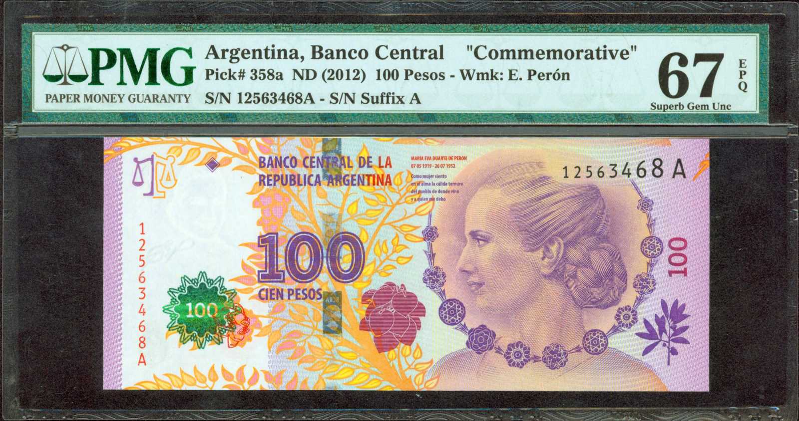 image for: Argentina  100 pesos (B413a)