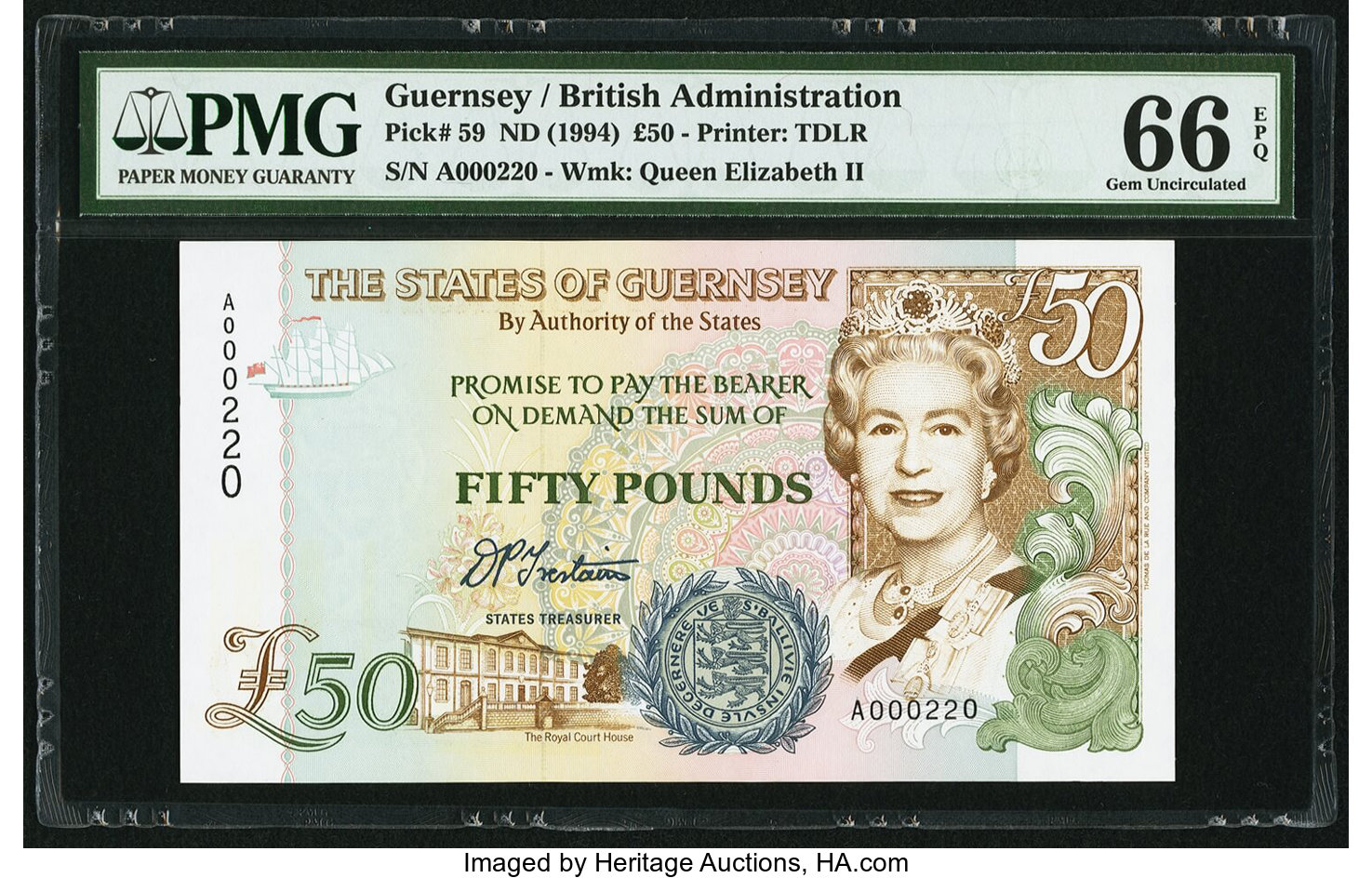image for: Guernsey  50 pounds (B164a)