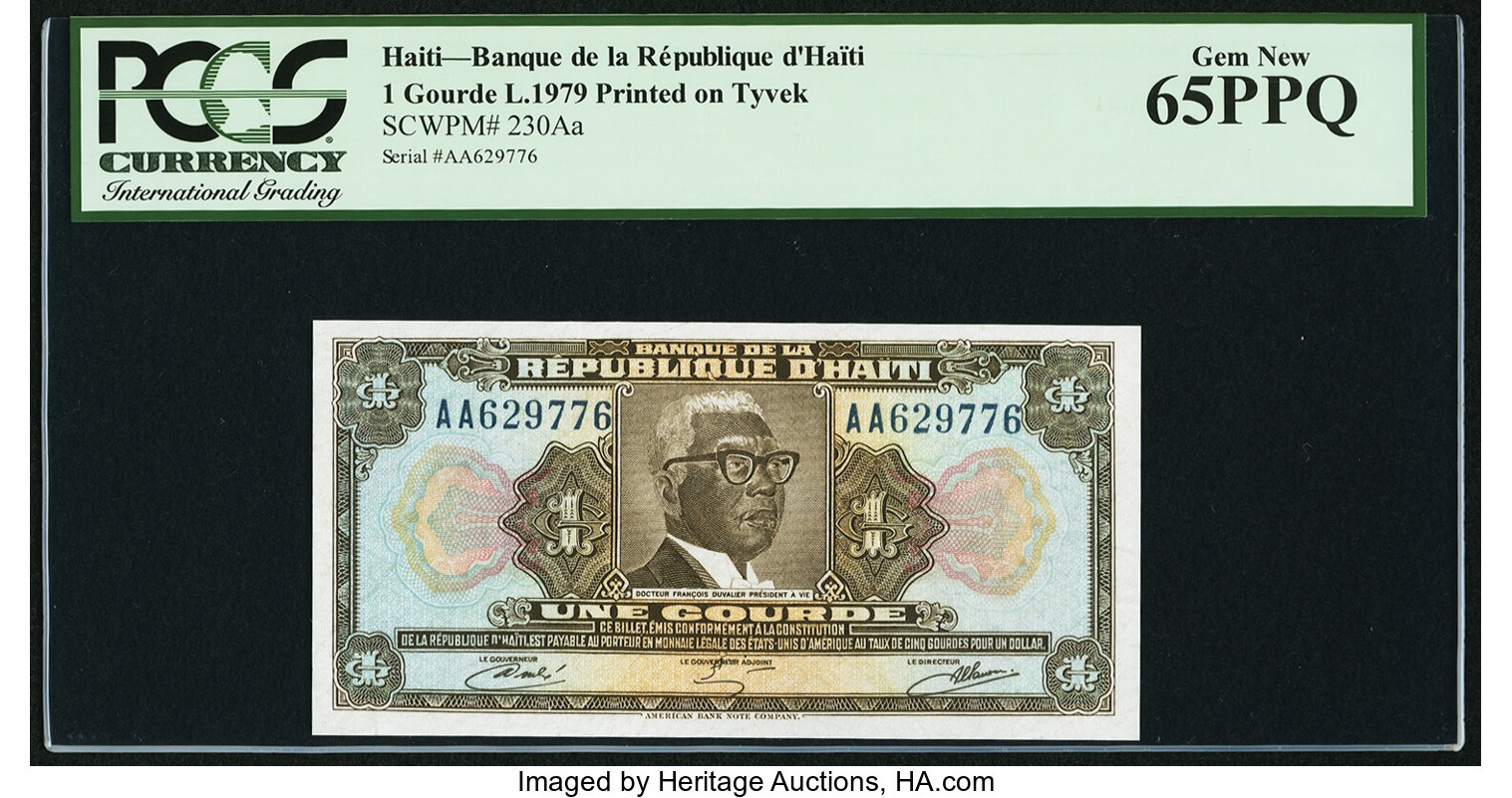 image for: Haiti  1 gourde (B801as2)