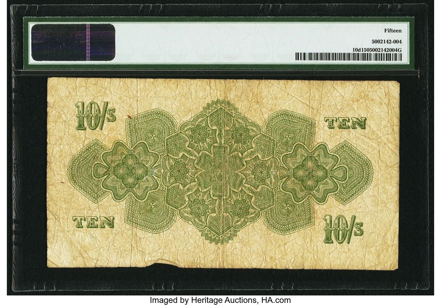 image for: Tonga  10 shillings(B110o)