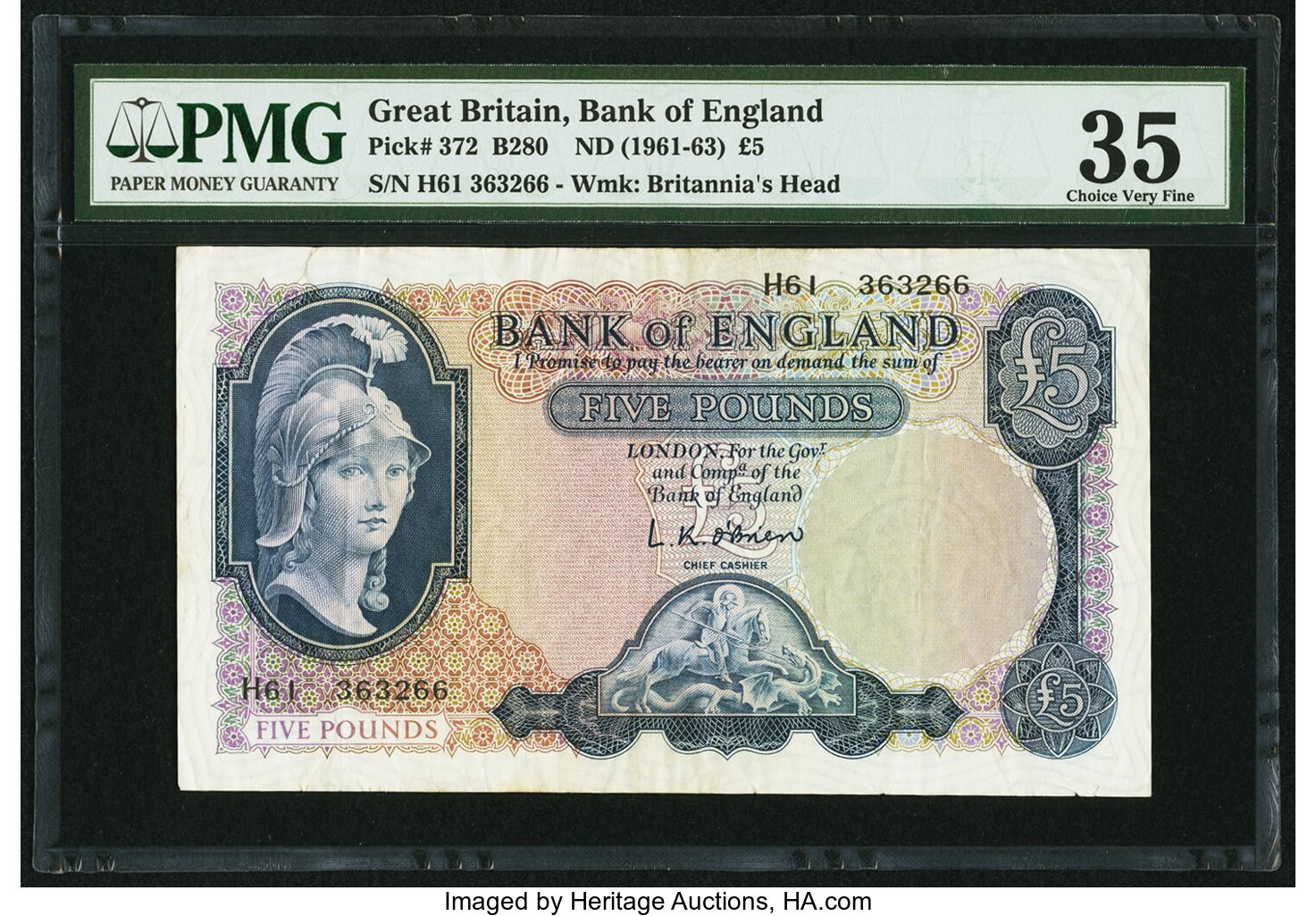 image for: United Kingdom  5 pounds (B178bs)