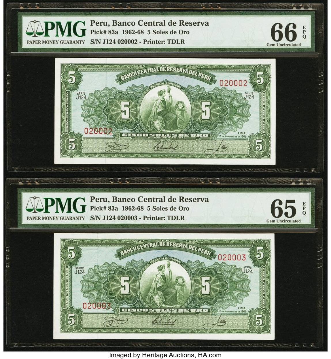 image for: Peru  5 soles de oro(B418d)
