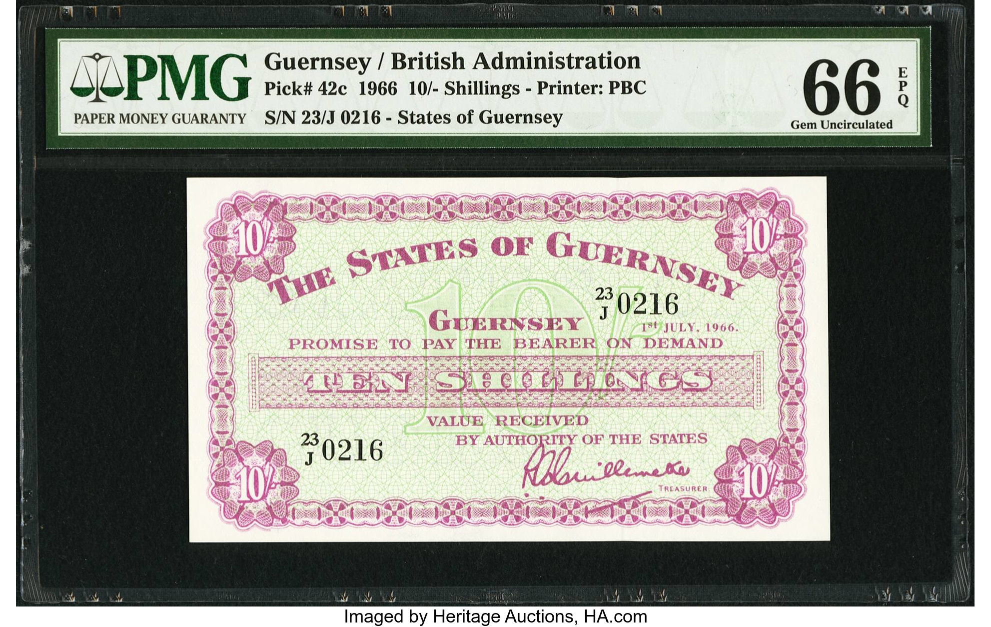 image for: Guernsey  10 shillings(B147p)