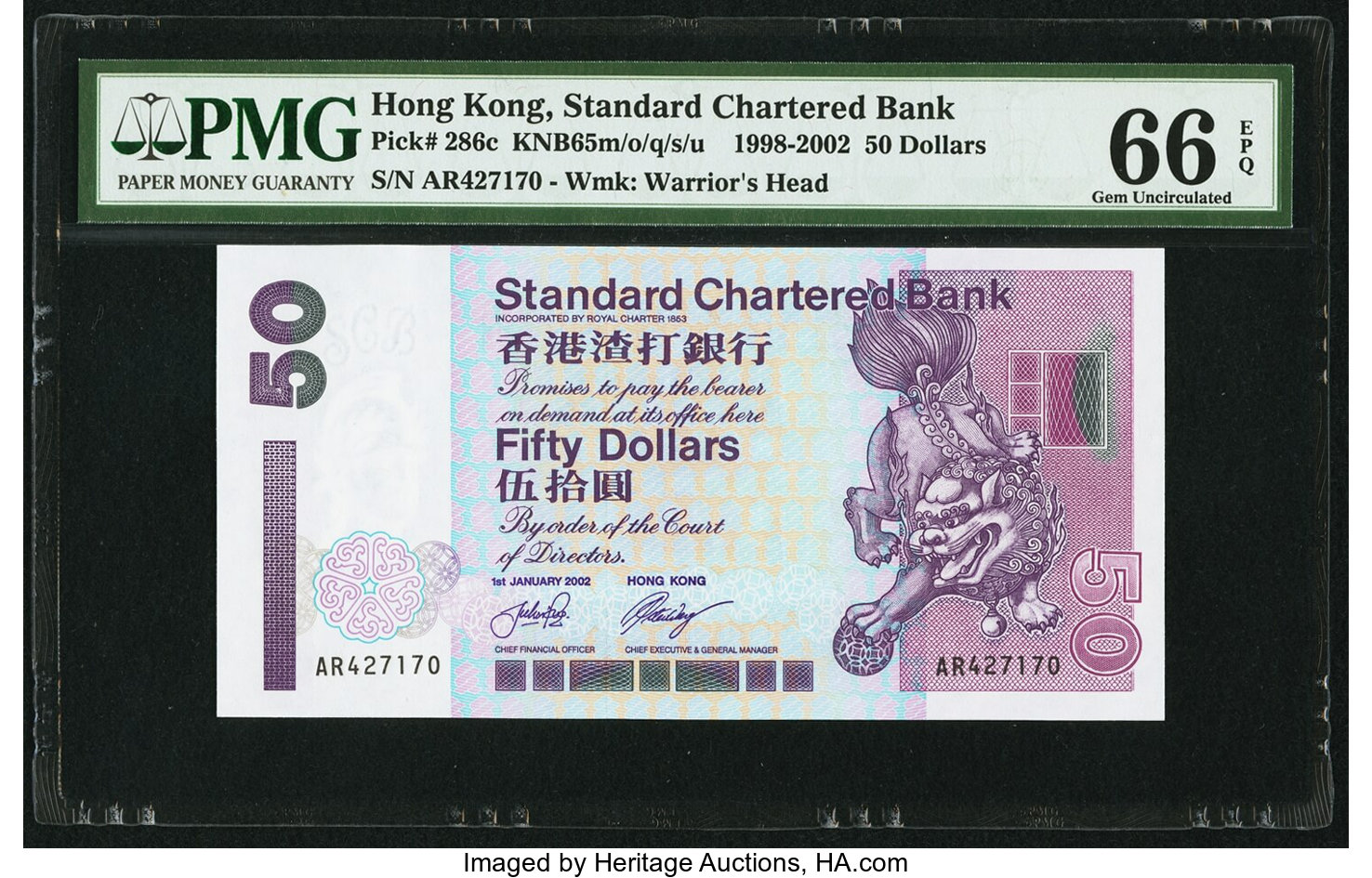 image for: Hong Kong  50 dollars (B409c)