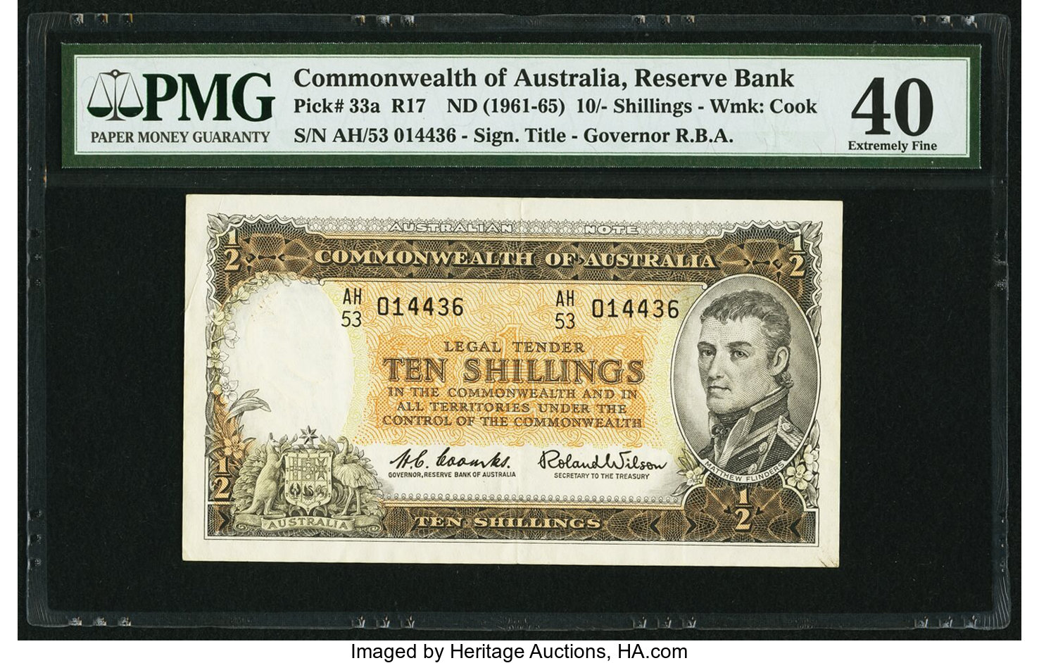 image for: Australia  10 shillings(B201az)
