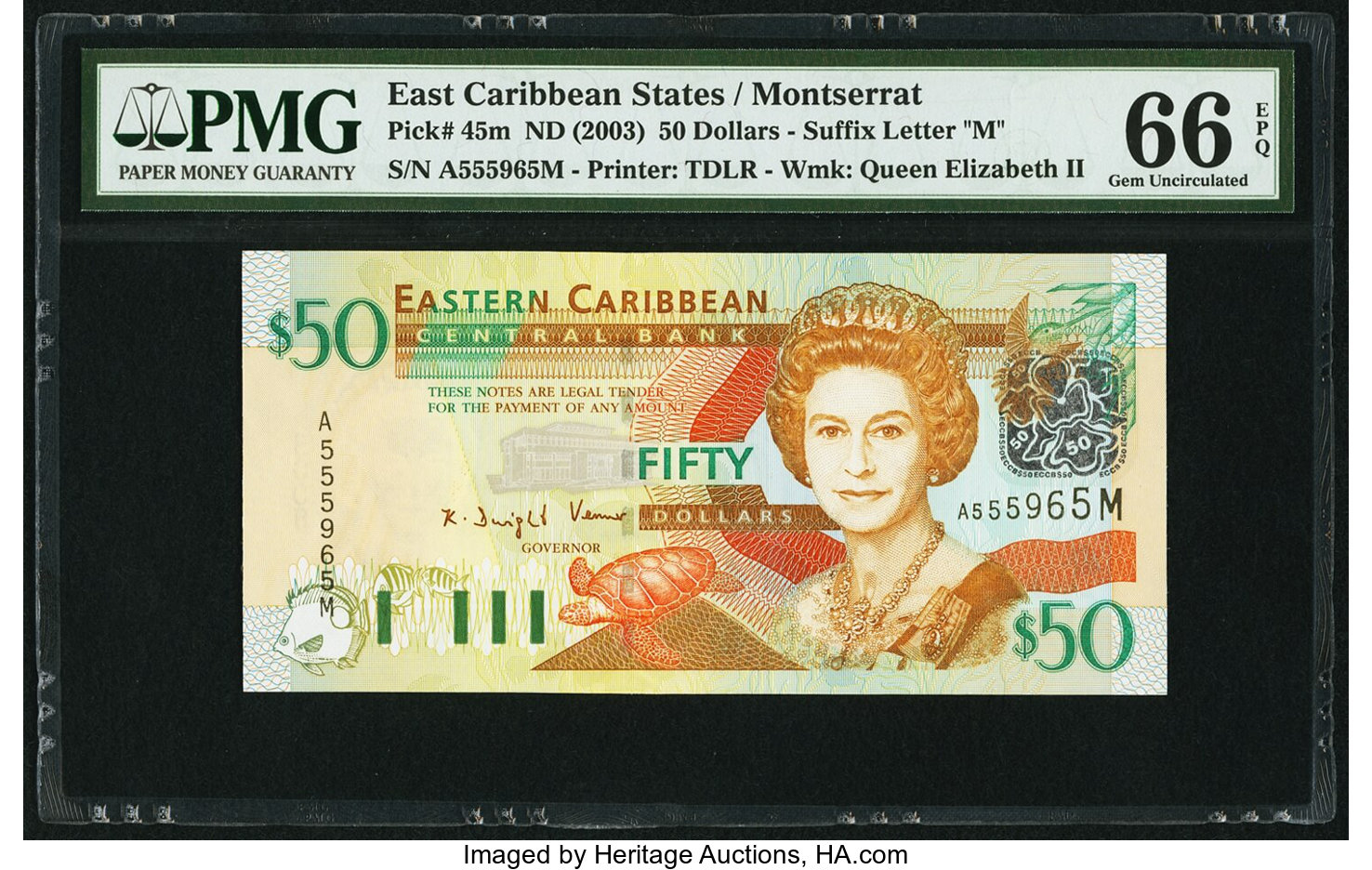 image for: East Caribbean States  50 dollars (B229a)