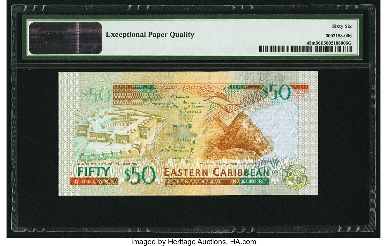 image for: East Caribbean States  50 dollars (B229a)