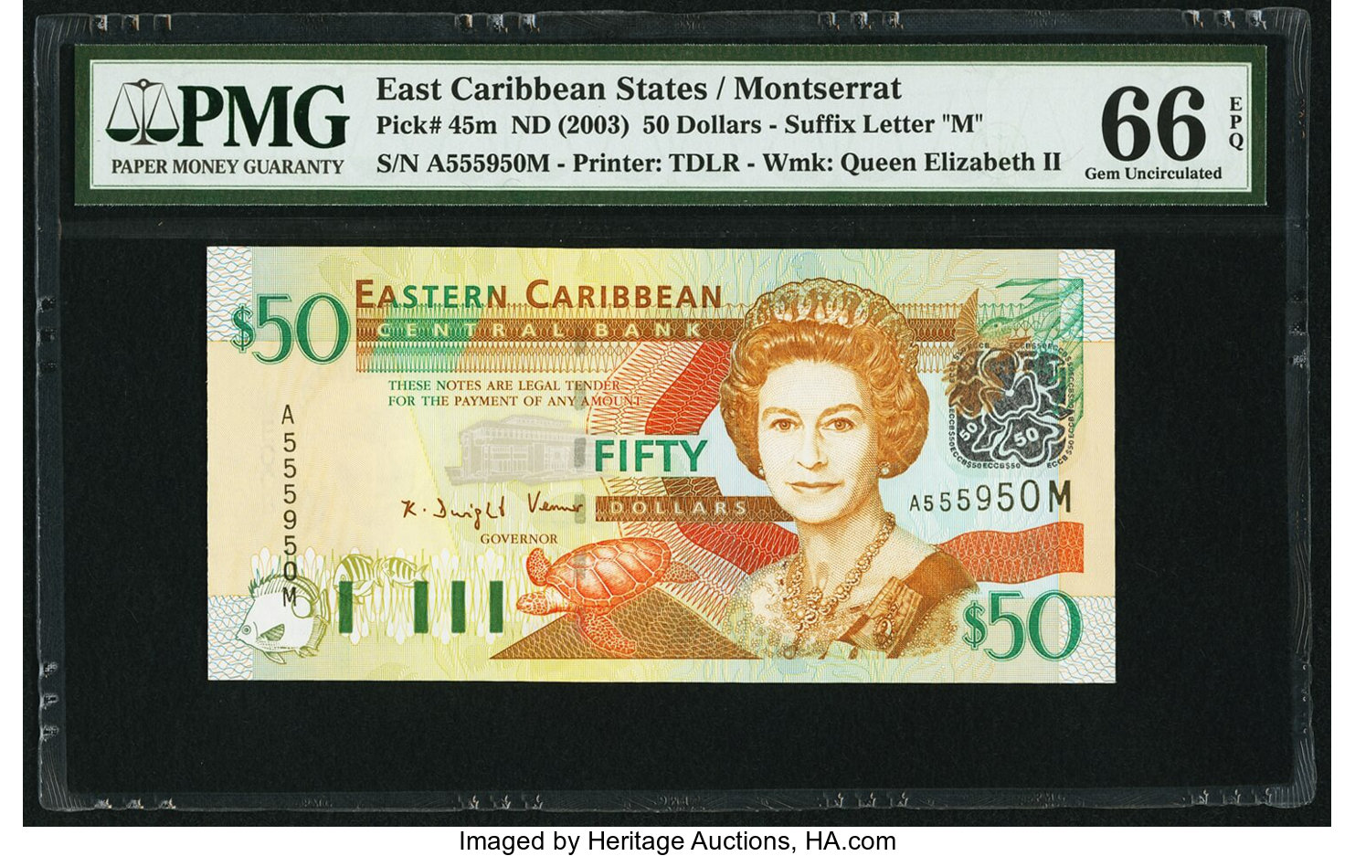 image for: East Caribbean States  50 dollars (B229a)