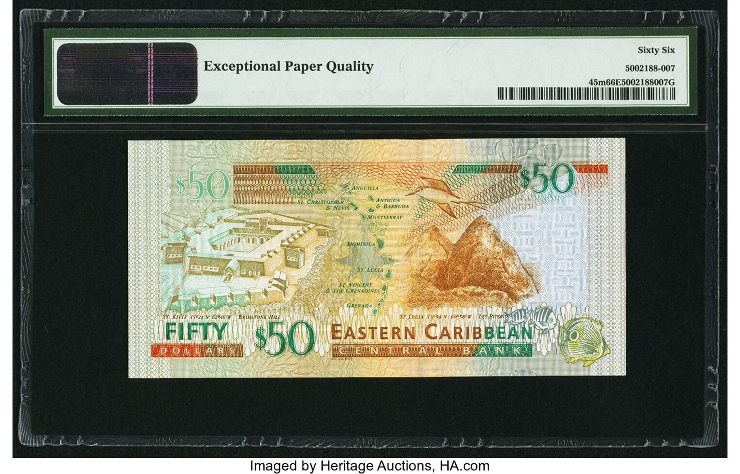 image for: East Caribbean States  50 dollars (B229a)