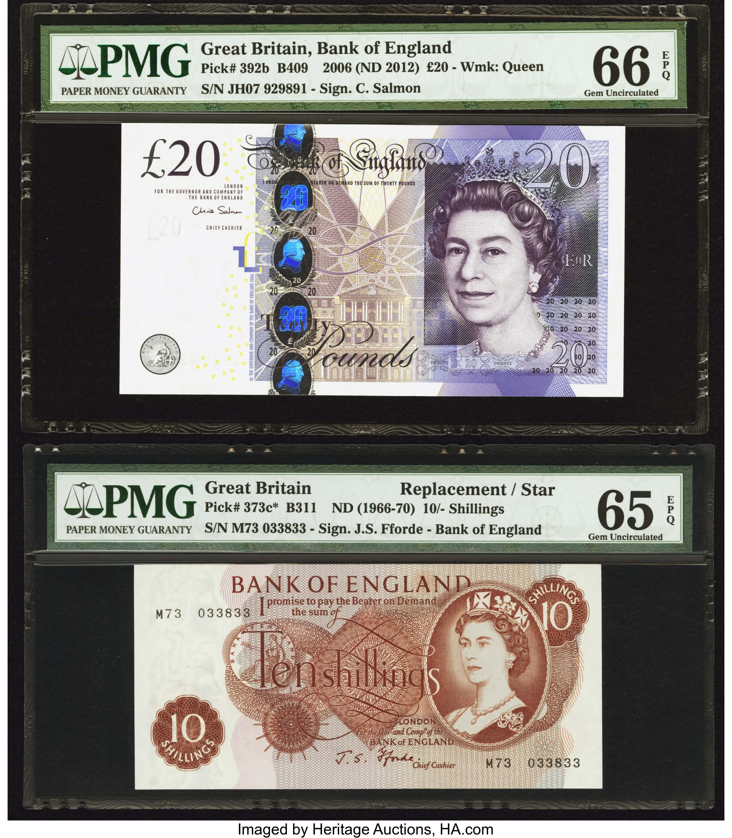image for: United Kingdom  20 pounds (B201c)